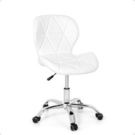 Cadeira Office Eiffel Slim Base Giratória Branco - Design Moderno e Conforto Ergonômico - imagem 2