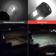 Lâmpada LED Nakamichi 7507 BAU15S PY21W: Iluminação Superior e Sem Erros para Seu Carro - imagem 4
