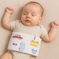 Faixa Abdominal Térmica com Ervas e Sementes para Bebê - Alívio Natural da Cólica em Malha Estampada - imagem 3