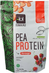 Proteína De Ervilha Amarela Pea Protein Morango - Rakkau - 600G - imagem 1