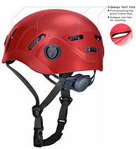 Capacete de Escalada Tontron Adulto Vermelho - Segurança e Conforto para suas Aventuras - imagem 3