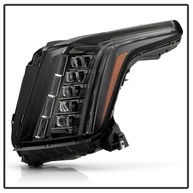 Farol Spyder Cadillac Escalade 15-20 Full LED DRL Quad Projector - OE Preto - imagem 3