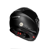 Capacete Moto Bieffe B-Dynamic Escamoteável Preto Fosco c/ Óculos Solar Interno - imagem 5