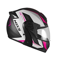 Capacete Mixs Gladiator Neo Robocop Rosa - Escamoteável e Articulado - imagem 5
