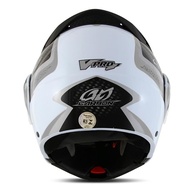 Capacete Escamoteável Pro Tork V-Pro Jet 2 Carbon Branco/Cinza - Tamanho 62 com Viseira Fumê - imagem 3
