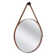 Espelho Redondo Adnet 60cm - Design Escandinavo com Suporte em Alumínio | Ideal para Sala, Quarto e Banheiro - imagem 4