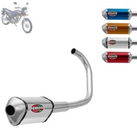 Escapamento CG Titan 125: Ronco Racing Gemoto Trioval - imagem 1