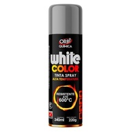 Tinta Spray De Alta Temperatura Prata Para Pintura Roda Escapamento Motor Forno Fogão Churrasqueira Até 600°C - imagem 2