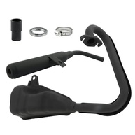 Kit Silenciador de Escape FLYPIG para Yamaha PW50/PY50 - Desempenho e Durabilidade em Preto - imagem 1