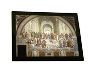 Quadro Decorativo A2 Escola de Atenas - Arte Filosófica para Ambientes Cultos - imagem 1