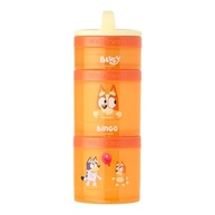 Conjunto de Recipientes Empilháveis Bluey - 3 Copos para Lanches Escolares e Viagens - imagem 2