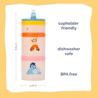 Whiskware Recipientes Empilháveis Disney Ursinho Pooh - 3 Copos para Lanches Escolares e Viagens - imagem 4