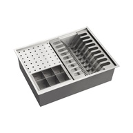 Escorredor de Pia Embutido Inox 304: Gourmet e Prático! - imagem 1