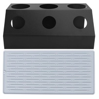 escorredor-drenagem-de-premium-furos-aluminio-silicone-almofada-de-e-a-3-garrafas-preto-com-em-a