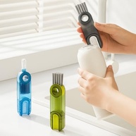 Escova de Limpeza 3 em 1 Multiuso com Cerdas de Silicone Rotativa 360° e Cabo Ergonômico - imagem 3