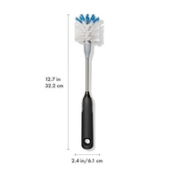 Escova de Garrafa OXO Good Grips com Cabeça Substituível - Nylon Dupla Função e Cabo Reciclado - imagem 3
