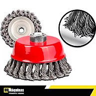 Escova de Aço Copo 100mm MTX: Limpeza Pesada! - imagem 1