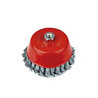 Escova de Aço Trançado 60mm – Limpeza Pesada com Rosca M14 - imagem 1