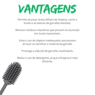 Escova de Silicone Multiuso para Garrafas, Mamadeiras e Copos - Original - imagem 5