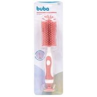 Escova de Silicone Rosa para Lavar Mamadeira Buba - Limpeza Profunda e Segura - imagem 1