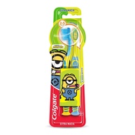 Escova Dental Minions Colgate: 2 Unidades para Crianças - imagem 1