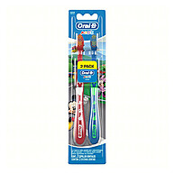 Escova Dental Oral B Kids Disney Mickey - 2 Unidades Coloridas - imagem 1