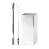 Kit Tereré Inox Completo: Copo, Bomba e Escova - imagem 2