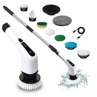 Escova de Limpeza Elétrica 360º Recarregável 9 em 1 - MOP Automático para Pisos e Superfícies - imagem 1