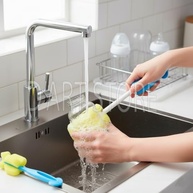 escova-esponja-limpeza-kit-com-e-a-pecas-de-premium-2-garrafa-mamadeira-para-a