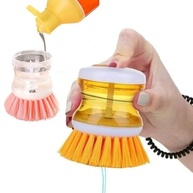 Escova de Limpeza com Dispenser para Detergente - Multiuso para Cozinha e Banheiro - imagem 4