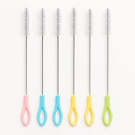 Escova para Canudo 6 Unidades - Limpeza Profunda de Canudos Reutilizáveis, Copos com Canudinho e Squeeze - imagem 1