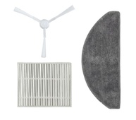 Kit de Acessórios Xiaomi Robot Vacuum S20/D106 - Escova, Filtro HEPA e Pano de Esfregão - imagem 2