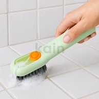 Kit 2 Escovas Multiuso com Dispenser de Sabão – Limpeza Eficiente e Sem Desperdício para Cozinha, Banheiro e Pisos - imagem 3