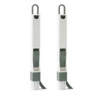 Kit 2 Escovas 2 em 1 para Limpeza de Frestas e Cantos - Ideal para Janelas, Teclados e Eletrônicos - imagem 2