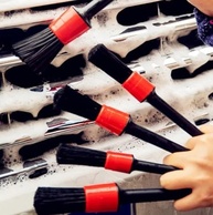 Kit 5 Escovas Automotivas: Limpeza Profissional Interna e Externa | Cerdas Macias - imagem 3