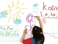 Papel Adesivo Vinil Branco Lousa - Escreva e Desenhe com Giz Lavável | 2m x 50cm - imagem 3