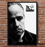 Quadro Pôster Filme O Poderoso Chefão 1 M4 60x90cm - Decoração Premium para Sala, Escritório e Quarto - imagem 5