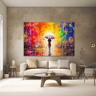Quadros Decorativos Abstratos 40x60 - Arte Moderna para Quarto, Sala e Escritório - imagem 1