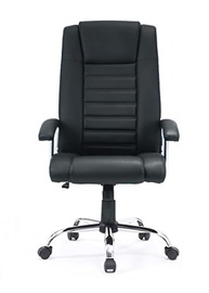 Cadeira de Escritório Presidente Ergonômica com Base Cromada | Duoffice Carrara DU501 - imagem 4