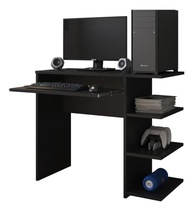 Mesa Escrivaninha para Computador Preto - Design Moderno para Escritório e PC Gamer - imagem 5