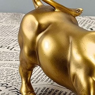 Touro Wall Street em Resina - Decoração de Escritório com Simbolismo de Força e Prosperidade - imagem 5