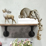 Escultura de Resina de Elefante - Decoração Elegante para Casa e Escritório - imagem 3