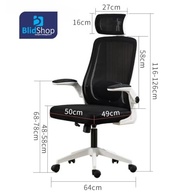 Cadeira de Escritório Ergonômica Premium com Tela Mesh, Ajuste Lombar e Suporte até 120kg - Ideal para Home Office - imagem 2