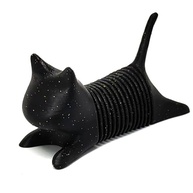 Estatueta de Gato Preto 3D Flexível - Decoração Moderna para Mesa e Escritório - imagem 4