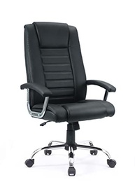 Cadeira de Escritório Presidente Ergonômica com Base Cromada | Duoffice Carrara DU501 - imagem 2