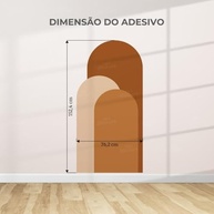 Adesivo de Parede Estilo Arco Lavável - Design Moderno Fácil Aplicação para Sala, Quarto e Escritório - imagem 3