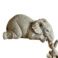 Escultura de Resina de Elefante - Decoração Elegante para Casa e Escritório - imagem 5