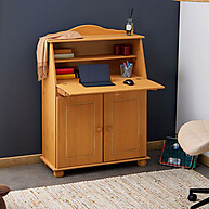 Escrivaninha David Rustic 2 Portas – Design e Durabilidade em Madeira - imagem 1