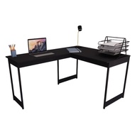 Mesa em L Estilo Industrial - Escrivaninha de Canto Moderna para Escritório e Estudo | Tampo Reversível e Design Versátil - imagem 1