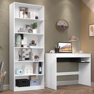 Escrivaninha e Estante Madesa Rubi: Seu Home Office Completo! - imagem 1